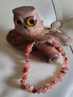 Agate Gemstone Chip Anklet